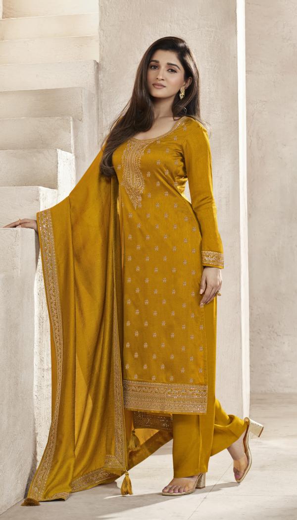 Vinay Kaseesh Aanchal Hitlist Silk Designer Salwar Kameez Collection